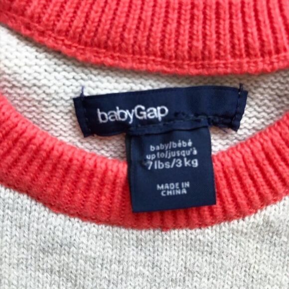 Babygap newborn knit GIRL jumpsuit EUC 0-3 months - Picture 3 of 4